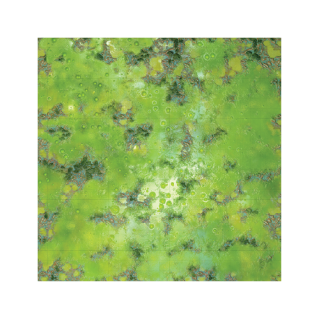 WarLock Tiles Game Mat - Acid Lagoon