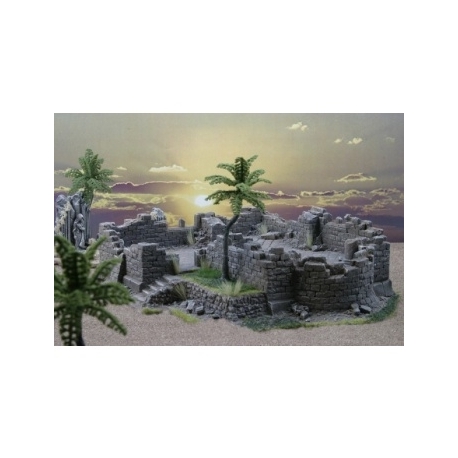 Ziterdes - Monastery Ruin 12.5 x 11", height 3""