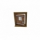 Ziterdes - Movable wooden door with bars, 2 pcs.