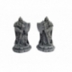 Ziterdes - Zwergenstatue mit Axt (2er-Set)