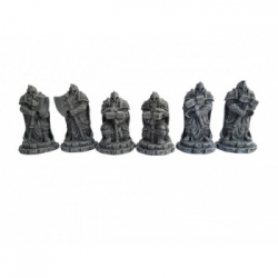Ziterdes - Zwergenstatuen 6er-Set