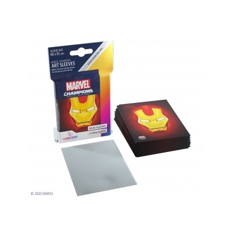 Gamegenic - Marvel Champions Art Sleeves - Iron Man (50+1 Sleeves)