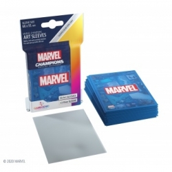 Gamegenic - Marvel Champions Art Sleeves - Marvel Blue (50+1 Sleeves)