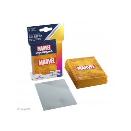 Gamegenic - Marvel Champions Art Sleeves - Marvel Orange (50+1 Sleeves)