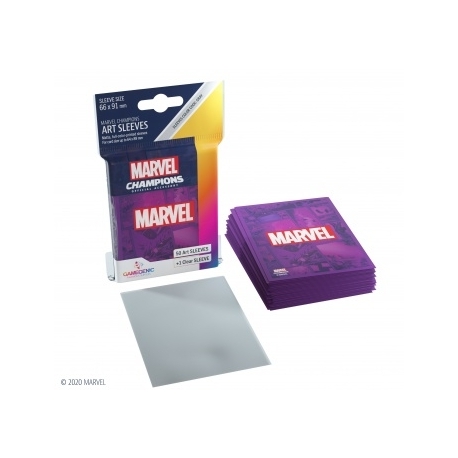 Gamegenic - Marvel Champions Art Sleeves - Marvel Purple (50+1 Sleeves)