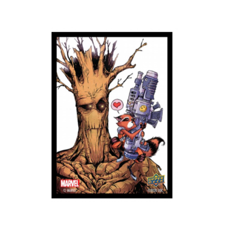 Marvel Card Sleeves - Rocket/ Groot (65 Sleeves)