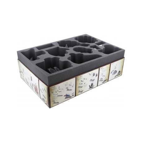 Feldherr foam tray set for Dreadfleet - board game box