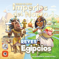 Expansion Egyptian Kings from the game Settlers of the Empire Northern Empires from Maldito Games