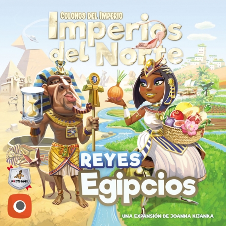 Expansión Reyes Egipcios del juego Colonos del Imperio Imperios del norte de Maldito Games