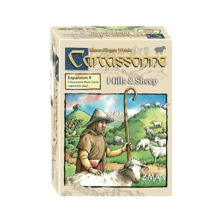 Carcassonne Exp 9: Hills & Sheep