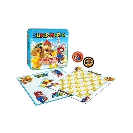 Super Mario Checkers and Tic-Tac-Toe