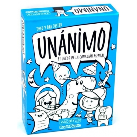 Unánimo card game from Zacatrus