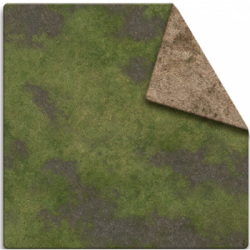 MFF - 3x3 Game Mat - Broken Grassland / Desert Scrubland Adventure Grid