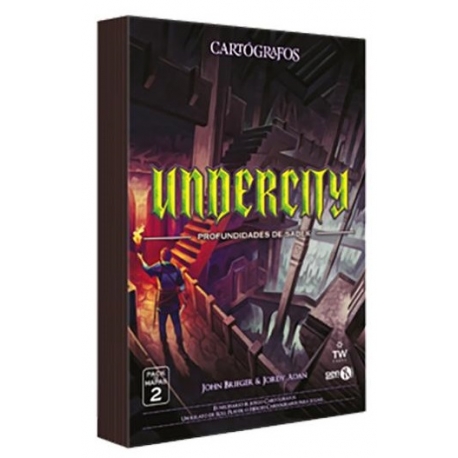 Undercity Map Pack from the Gen X Games Cartographers Board Game 