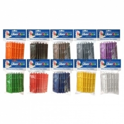 UberStax Universal Game Piece Holders Rainbow Display Box 10-Pack