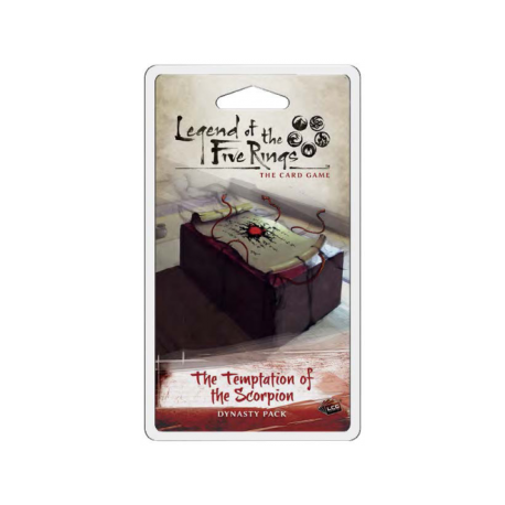 FFG - Legend of the Five Rings LCG: The Temptations of the Scorpion Dynasty Pack (Inglés)