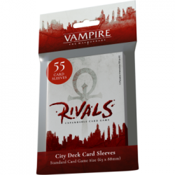 Vampire: The Masquerade Rivals Expandable Card Game City Deck Sleeves (55 Sleeves)