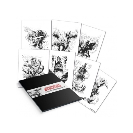 Dungeons & Dragons Lithograph Set