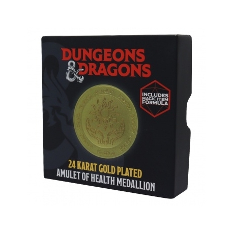 Dungeons & Dragons 24k Gold Plated Medallion