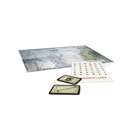 Die Verbotenen Lande - Die Frostweiten - Karte & Spielkarten - DE