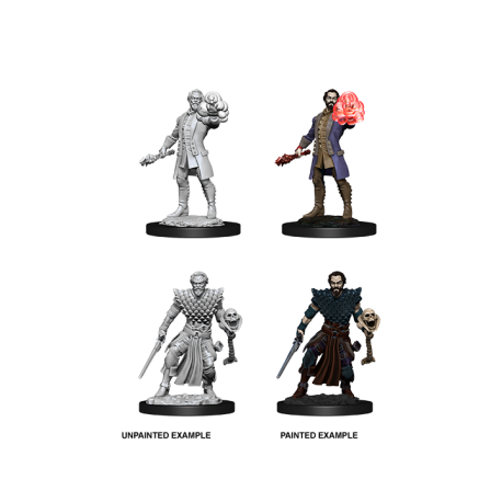 D&D Nolzur's Marvelous Miniatures - Hechicero Humano Masculino (6 Uds)