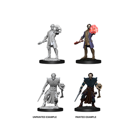 D&D Nolzur's Marvelous Miniatures - Male Human Warlock (6 Units)