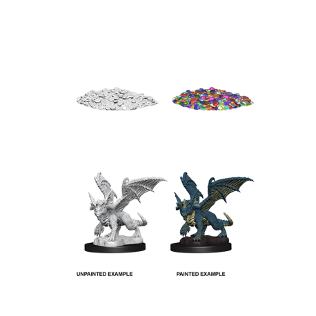 D&D Nolzur's Marvelous Miniatures - Blue Dragon Wyrmling (6 Units)
