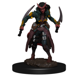 D&D Icons of the Realms Premium Figures: Tiefling Rogue Female (6 Units)