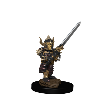 D&D Icons of the Realms Premium Figures: Halfling Fighter Male (6 Units)