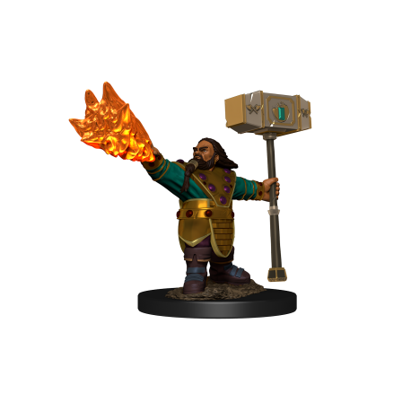 D&D Icons of the Realms Premium Figures: Dwarf Cleric Male (6 Units)