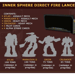 BattleTech Inner Sphere Direct Fire Lance - EN