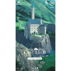 Secrets and Evenings expansion of the board game Between Two Castles of Mad King Ludwig from the brand Maldito Games