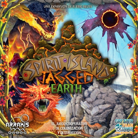 Jagged Earth expansion for board game Spirit Island by Arrakis Games