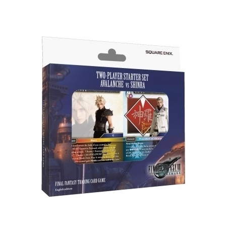 FINAL FANTASY TCG SET 2 JUGADORES AVALANCH VS SHINRA