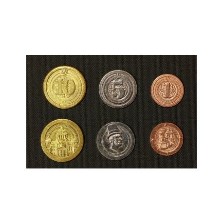 Metal Industrial Coins Set (50pcs)