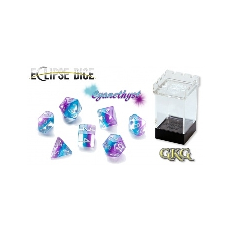 Eclipse Dice Cyanethyst (7 Dice Set)