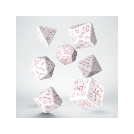 Japanese Dice Set - Cherry Blossoms Petals (7)