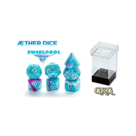 Aether Dice Swirlpool (7 Dice Set)