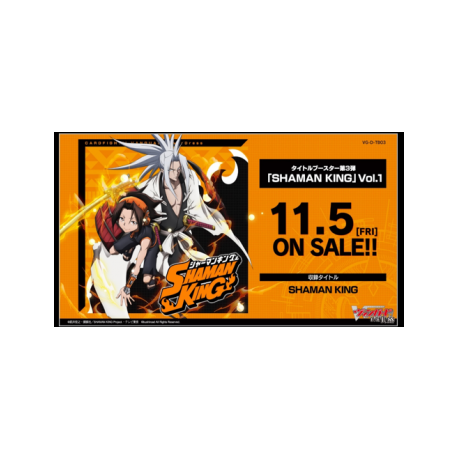 Cardfight!! Vanguard overDress - Shaman King Volume 1 Booster Display (12 Packs) - JP