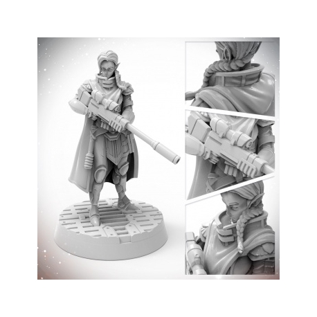 Starfinder Miniatures: Half-Elf Steward - EN
