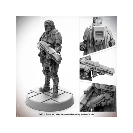 Starfinder Miniatures: Human Soldier - EN