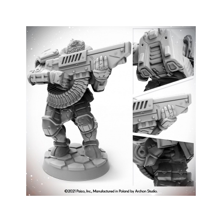 Starfinder Miniatures: Vesk Free Captain - EN