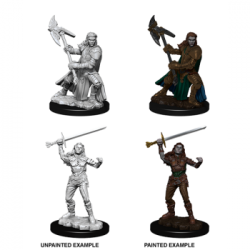 D&D Nolzur's Marvelous Miniatures - Female Half-Orc Fighter (6 Units)