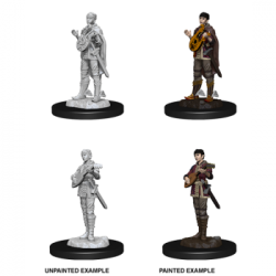 D&D Nolzur's Marvelous Miniatures - Female Half Elf Bard (6 Units)