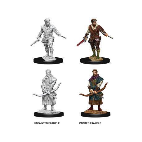 D&D Nolzur's Marvelous Miniatures - Male Human Rogue (6 Units)