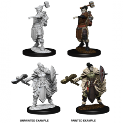 D&D Nolzur's Marvelous Miniatures - Female Half-Orc Barbarian (6 Units)