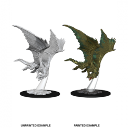 D&D Nolzur's Marvelous Miniatures - Young Bronze Dragon (6 Units)
