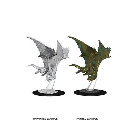 D&D Nolzur's Marvelous Miniatures - Young Bronze Dragon (6 Units)