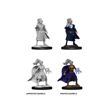 D&D Nolzur's Marvelous Miniatures - Female Human Sorcerer (6 Units)
