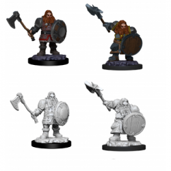 D&D Nolzur's Marvelous Miniatures - Male Dwarf Fighter (6 Units)